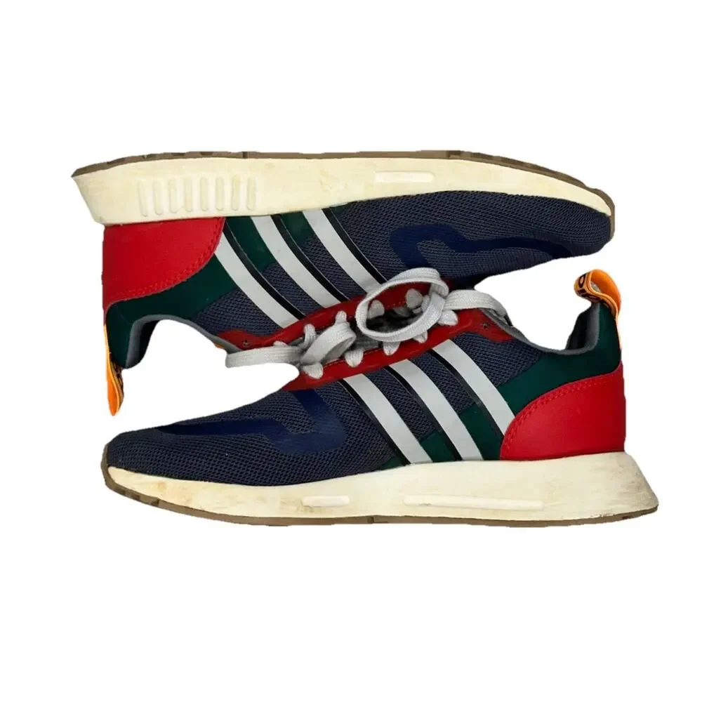 Adidas Original Multix Youth 5.5 Running Shoes Shadow Navy Multicolored HR1217 - Picture 3 of 7